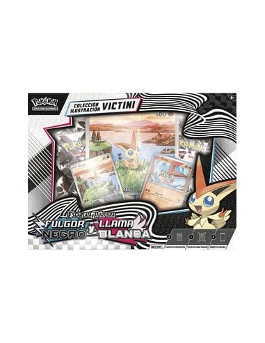 Collection Ilustracion Victini Black Bolt & White Flare Scarlet & Violet