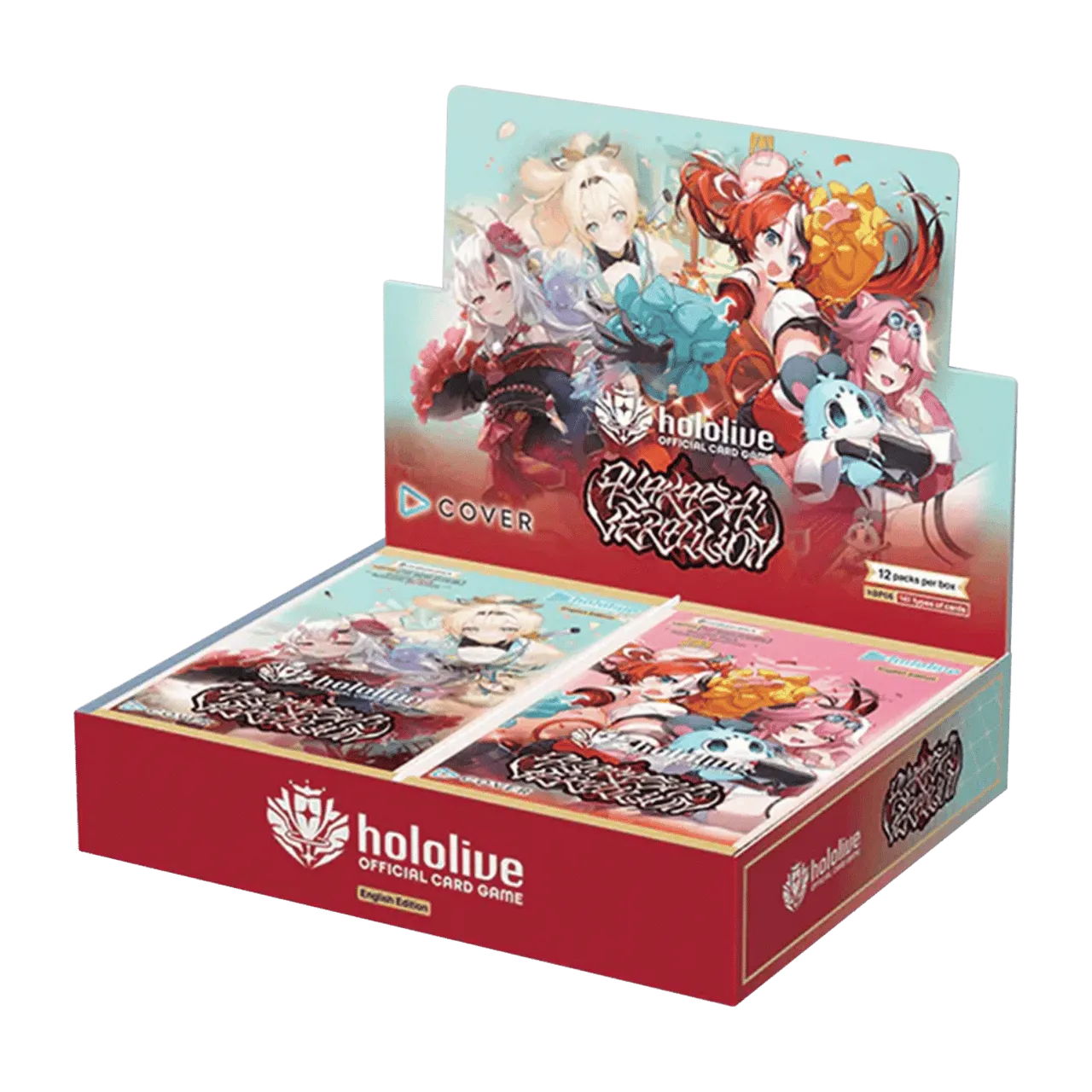 Hololive OFFICIAL CARD GAME Ayakashi Vermilion Booster Box (ENG