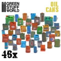 Latas de Aceite en Resina x46