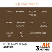 AK11385 S.C.C. No.2 Brown - Imagen 3