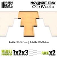 Bandejas de Movimiento DM Old World 180x90mm 1x2x3 - Imagen 2