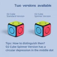 Qiyi O2 Spinner cube negro - Imagen 4