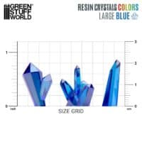 Cristales de Resina Azul - Grandes - Imagen 2