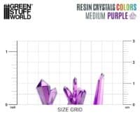 Cristales de Resina VIOLETA - Medianos - Imagen 2