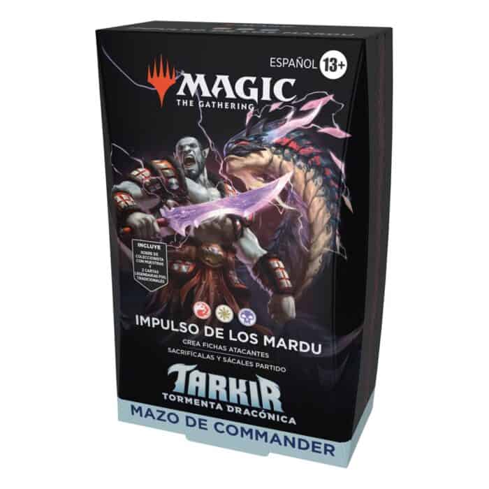 Magic the Gathering Tarkir: tormenta dracónica Mazo de Commander Impulso de los Mardu