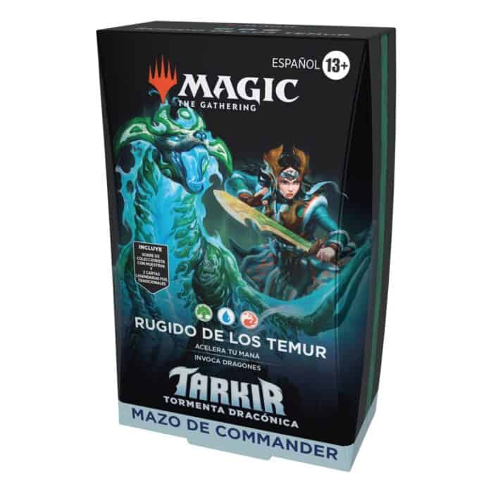 Magic the Gathering Tarkir: tormenta dracónica Mazo de Commander Rugido de los Temur