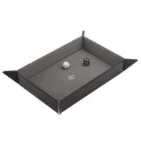 Magnetic Dice Tray Rectangular Black/Gray