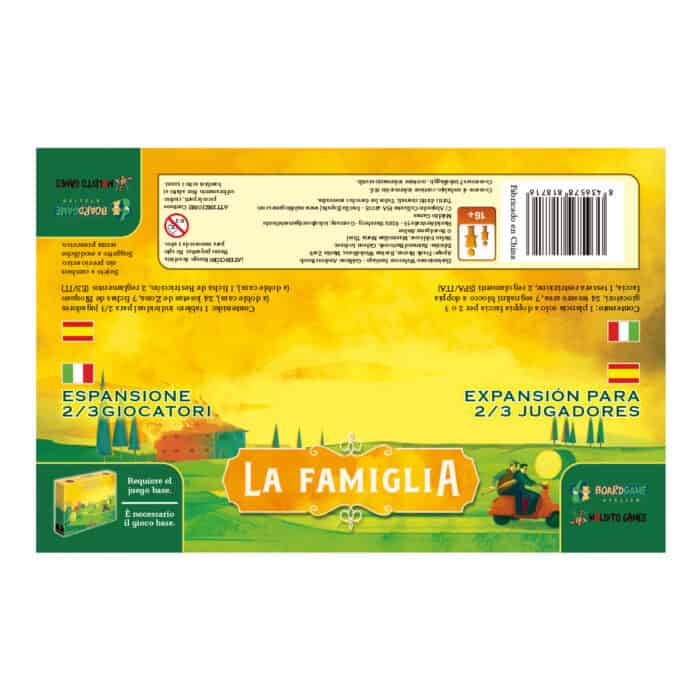 Pack La famiglia: La gran guerra de la mafia + Expansion 2/3 Jugadores
