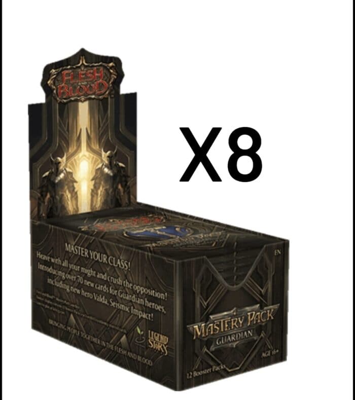 Flesh & Blood TCG Mastery Pack Guardian Booster Case 8 cajas (Preventa)