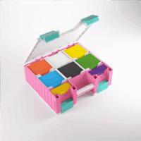 GAMEGENIC Game Castle Pink/White/Teal - Imagen 2