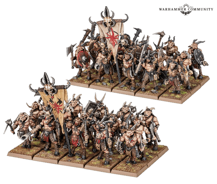 BEASTMEN BRAYHERDS: GOR HERD