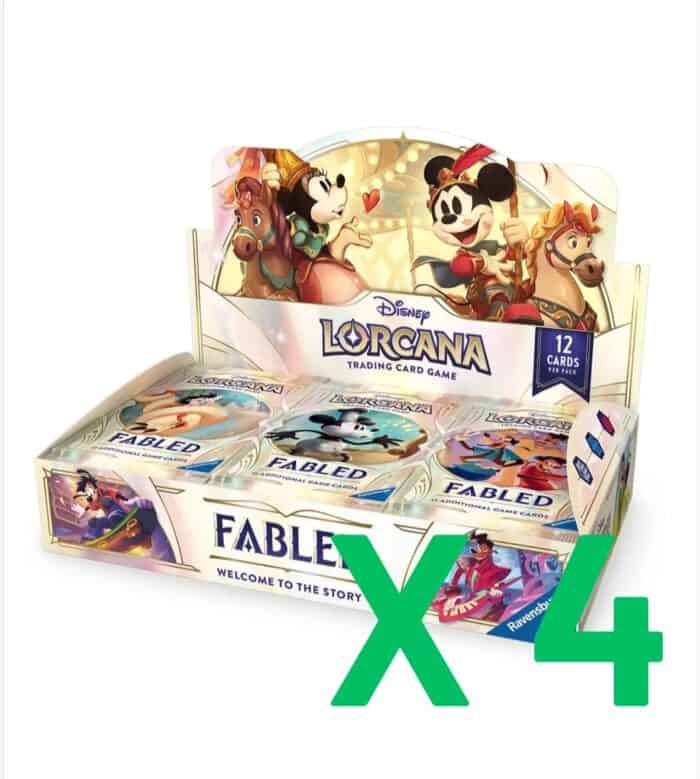 Disney Lorcana  FABLED  - Case completa (4 cajas de sobres) (Preventa)