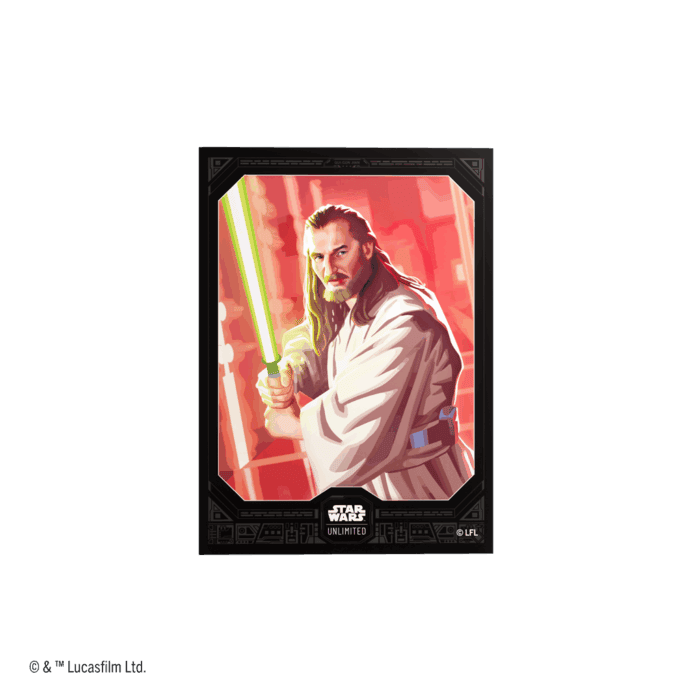 SW: Unlimited Art Sleeves Set 5 Qui-Gon Jinn