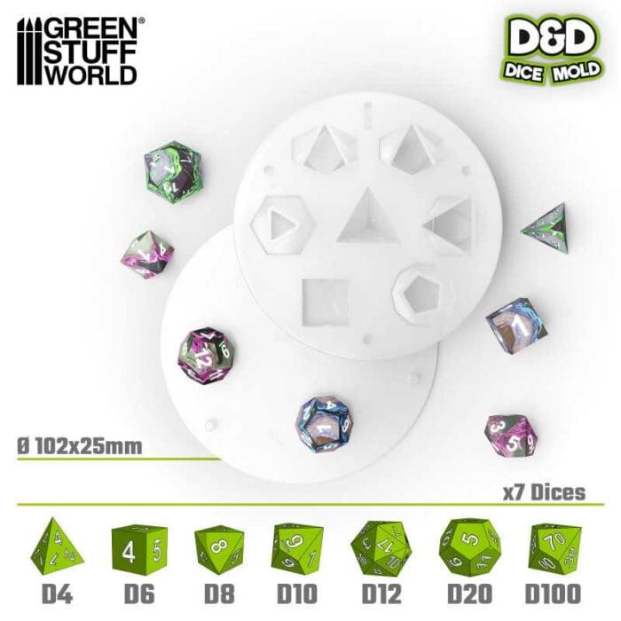Molde Dados Rol Personalizados - Imagen 2