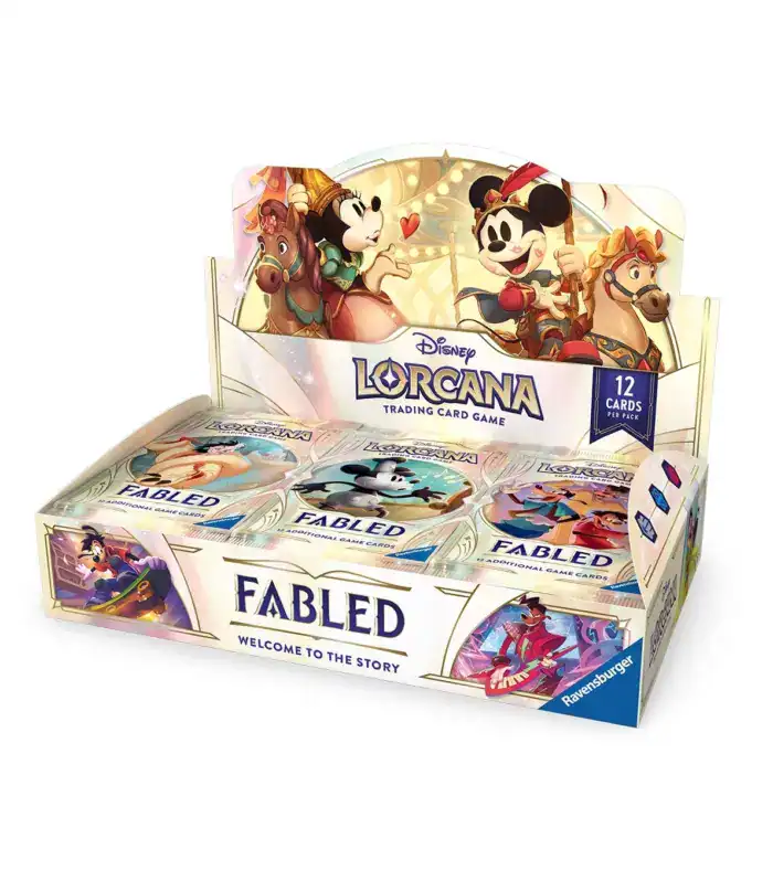 Disney Lorcana  FABLED  - Case completa (4 cajas de sobres) (Preventa) - Imagen 2