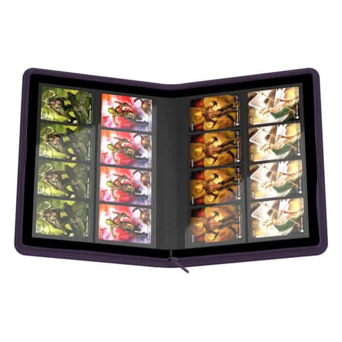 Ultimate Guard Zipfolio 320 - 16-Pocket XenoSkin Violeta - Imagen 3
