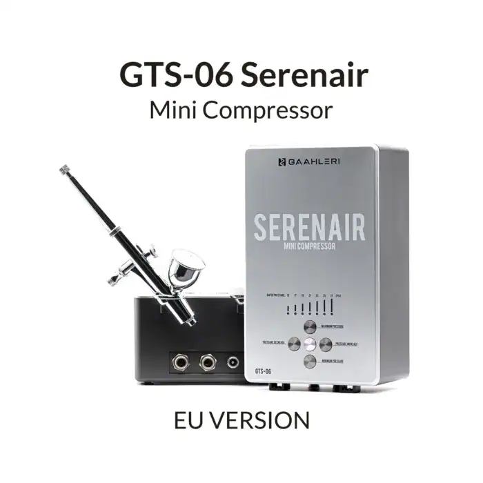 Aerografo y Minicompresor de aire Serenair Serie Ambition GTS-06 (versión UE) - Imagen 2