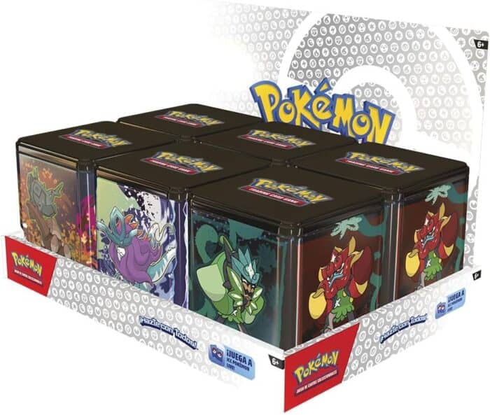 Pokemón Tin 3 sobres Aleatorias
