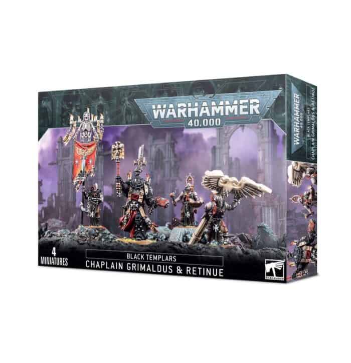 Black Templar: Capellán Grimaldus y Escolta
