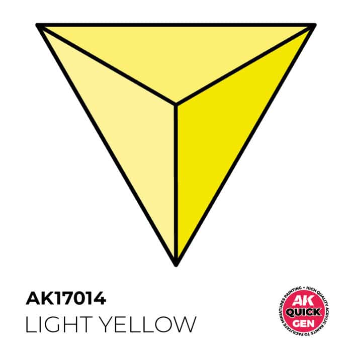 AK17014 LIGHT YELLOW  18 ml - Imagen 3