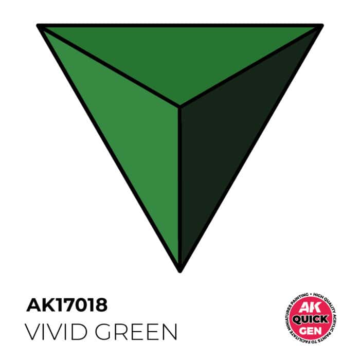 AK17018 VIVID GREEN 18 ml - Imagen 2