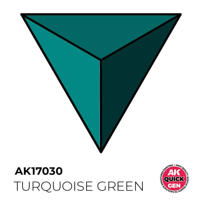AK17030 TURQUOISE GREEN  18 ml - Imagen 2