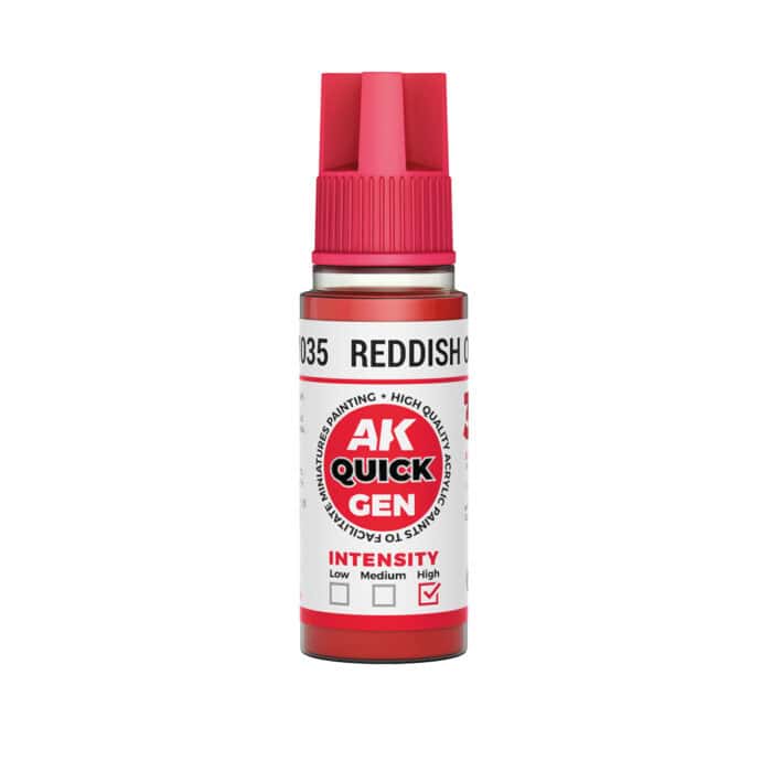 AK17035 REDDISH ORANGE  18 ml