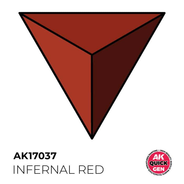 AK17037 INFERNAL RED  18 ml - Imagen 2