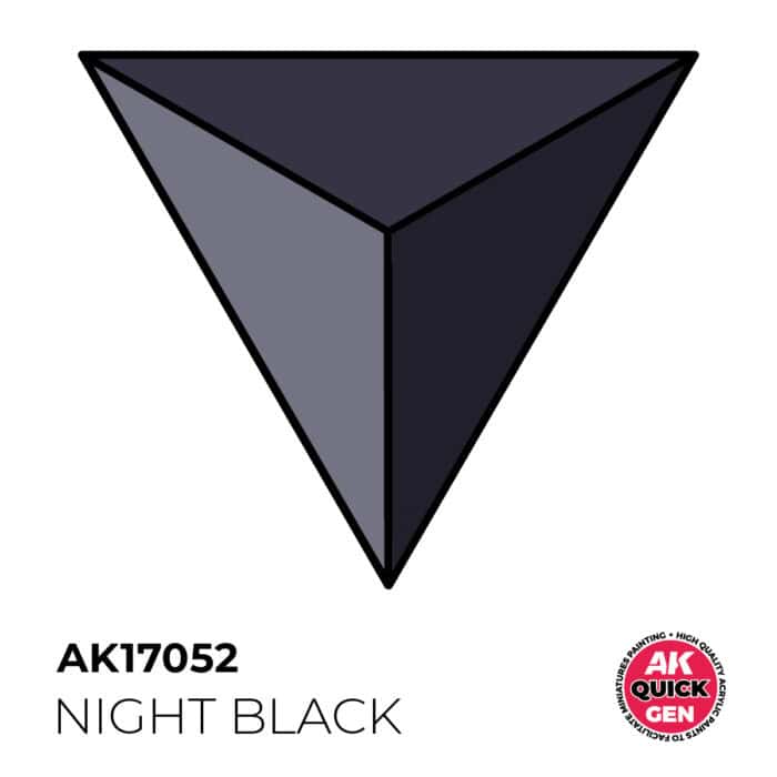 AK17052 NIGHT BLACK  18 ml - Imagen 2