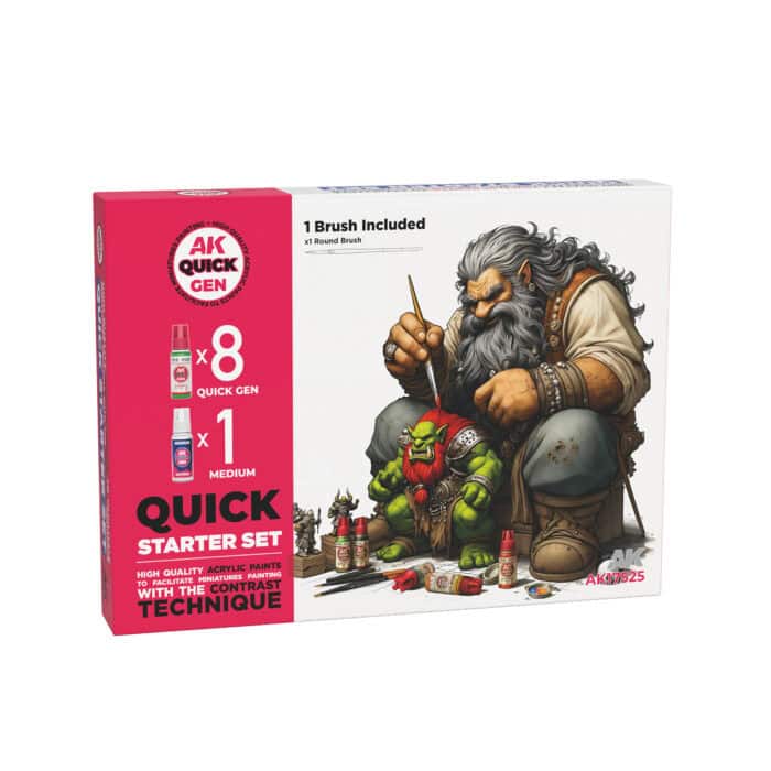 AK17525 QUICK STARTER (QUICK GEN SET) (1 BRUSH) SET 9 Ref.