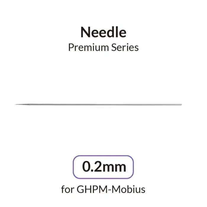Aguja de aerógrafo de 0,2 mm para Mobius