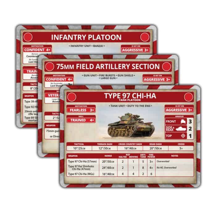 The Pacific: Japanese Unit Cards (x38 Cards) - Limited Edition - Imagen 2