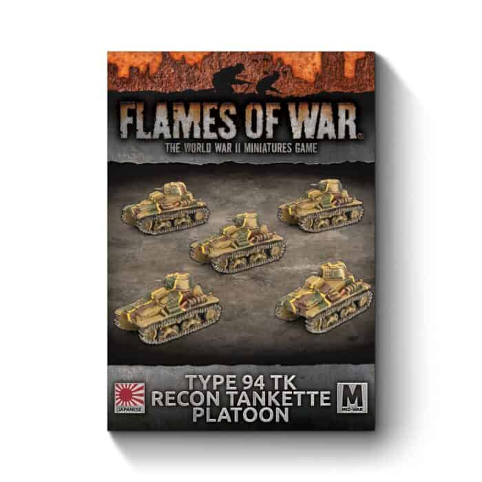Type 94 TK Recon Tankette Platoon (x5 Tanks)