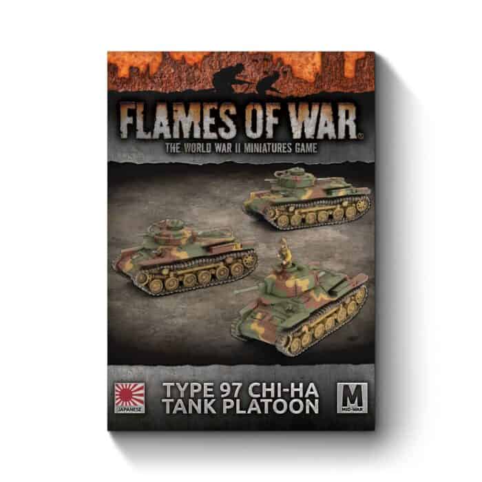 Type 97 Chi-Ha Tank Platoon (x3 Tanks)
