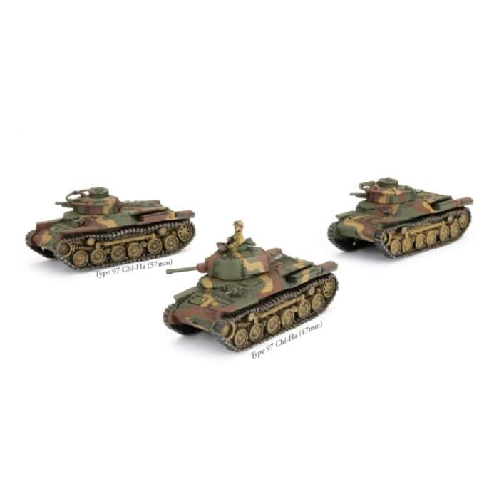 Type 97 Chi-Ha Tank Platoon (x3 Tanks) - Imagen 2