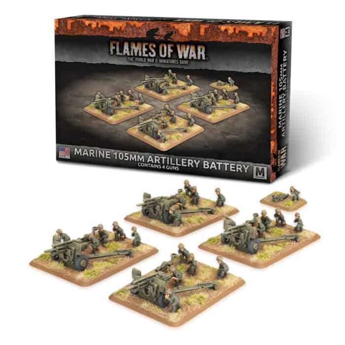 Marine 105mm Artillery Battery (x4) - Imagen 2
