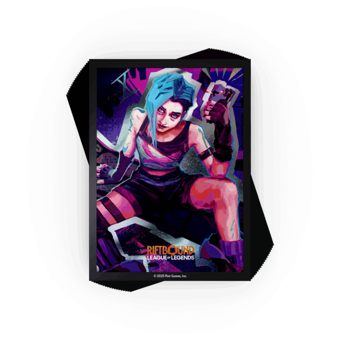 Riftbound: League of Legends TCG  Origins Jinx 100 Sleeves (Preventa)