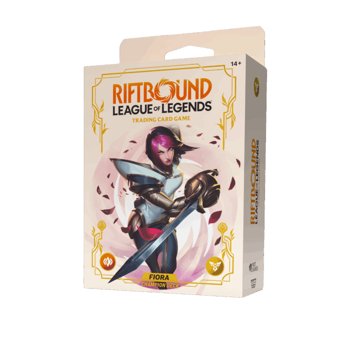 Riftbound: League of Legends TCG  Spiritforged Champion Deck  Fiora  EN (Preventa)