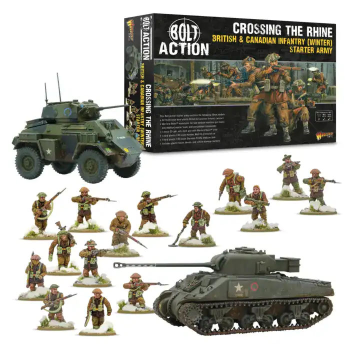 'Crossing the Rhine' - British & Canadian infantry (Winter) Starter Army - Imagen 2