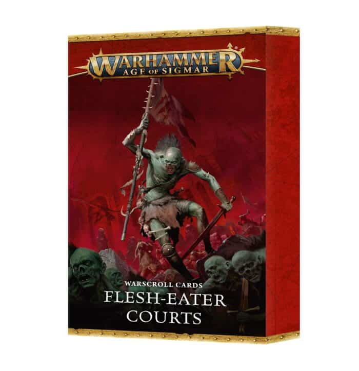 WARSCROLL CARDS Flesh Eater Courts ING (Preventa)