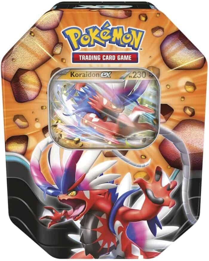 Lata leyendas afiladas de JCC Pokémon Koraidon ex