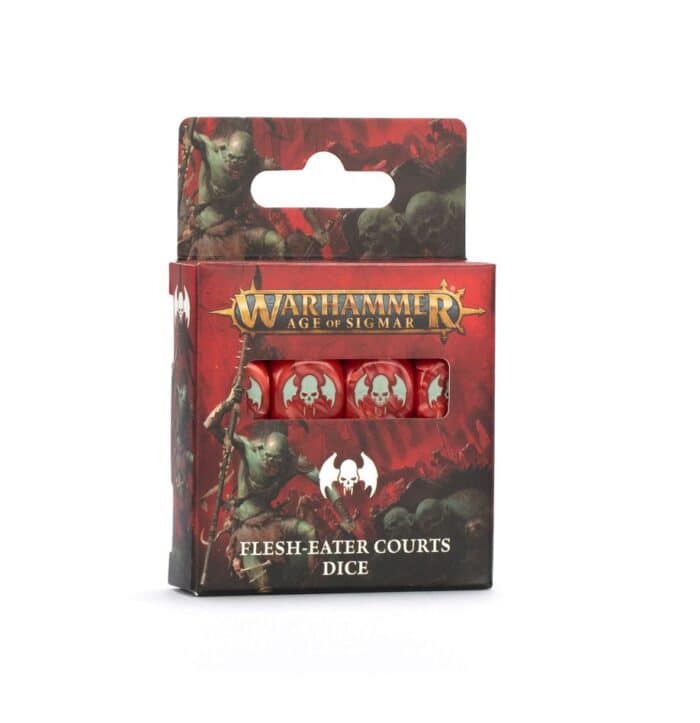 Dados de los Flesh Eater Courts (Preventa)