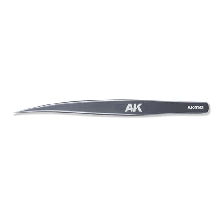 AK9161 HG PINZA ANGULAR 01 PUNTA FINA - Imagen 2