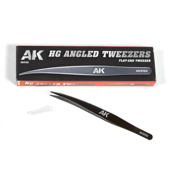 AK9162 HG PINZA ANGULAR 02 PUNTA PLANA