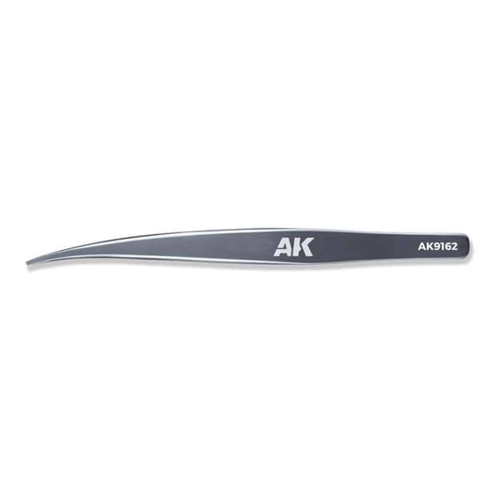 AK9162 HG PINZA ANGULAR 02 PUNTA PLANA - Imagen 3