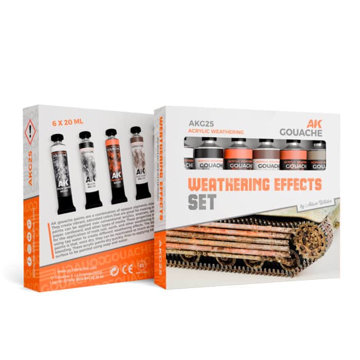WEATHERING EFFECTS SET – AK GOUACHES (AKG25)