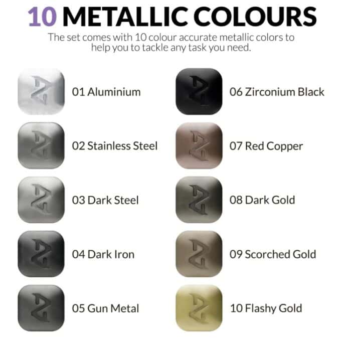 Metallic Series Marker Set - Imagen 7